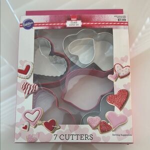 Wilton Heart Cookie Cutter Set NEW NEVER OPENED